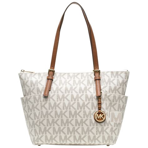 michael kors tasche pale|michael kors leather tote.